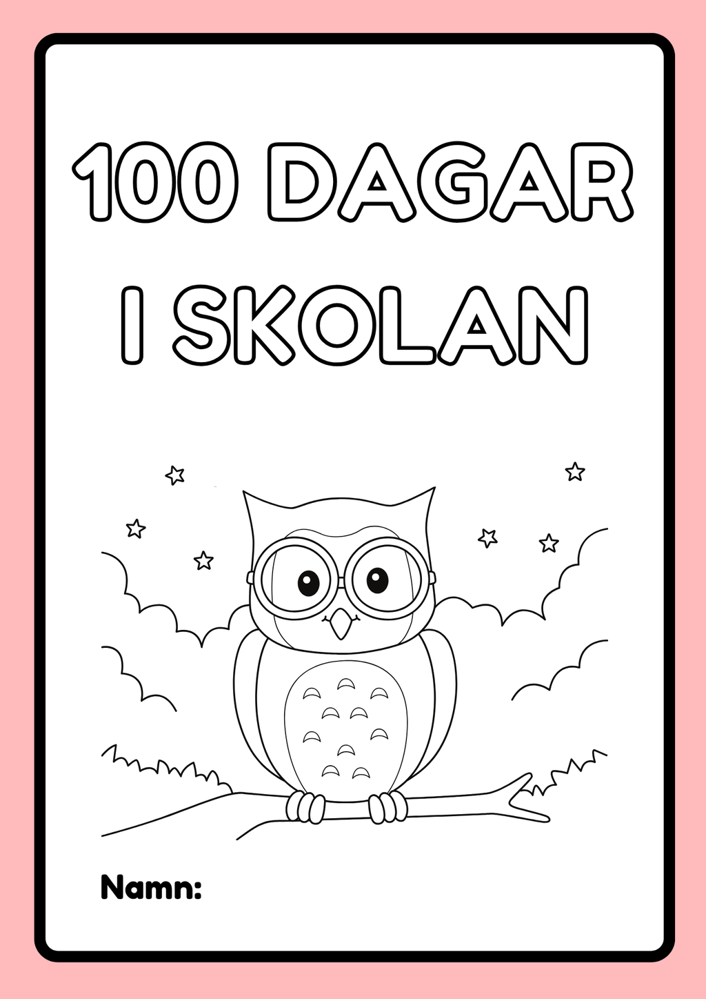 100 dagar i skolan - Häfte