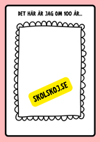 100 dagar i skolan - Häfte
