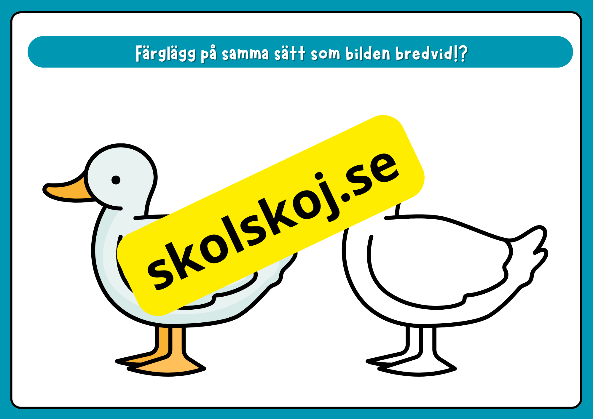 Rolig skrivträning - Förskola - Åk 2