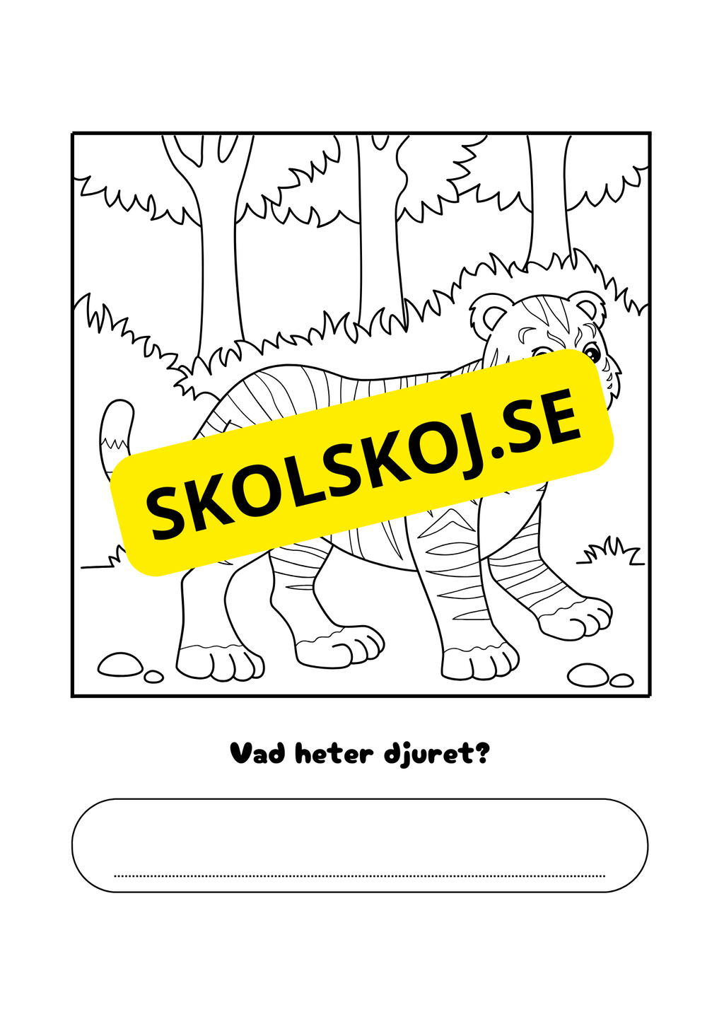 Vad heter djuret?