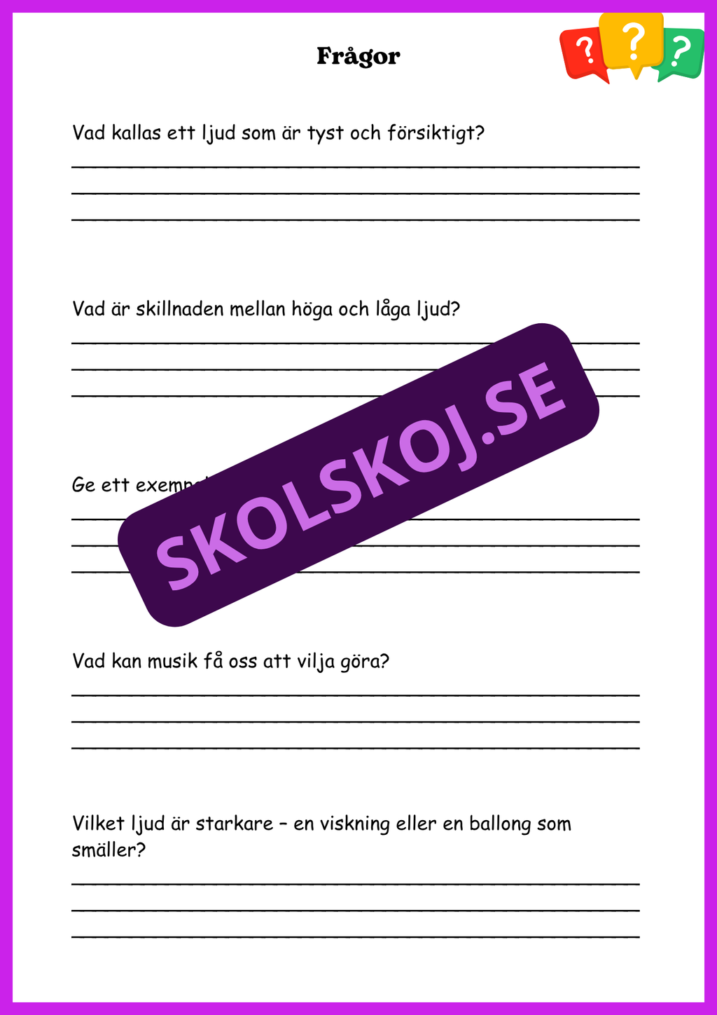 Ljud och ljus - En spännande upptäcktsresa - Årskurs 4 - 6