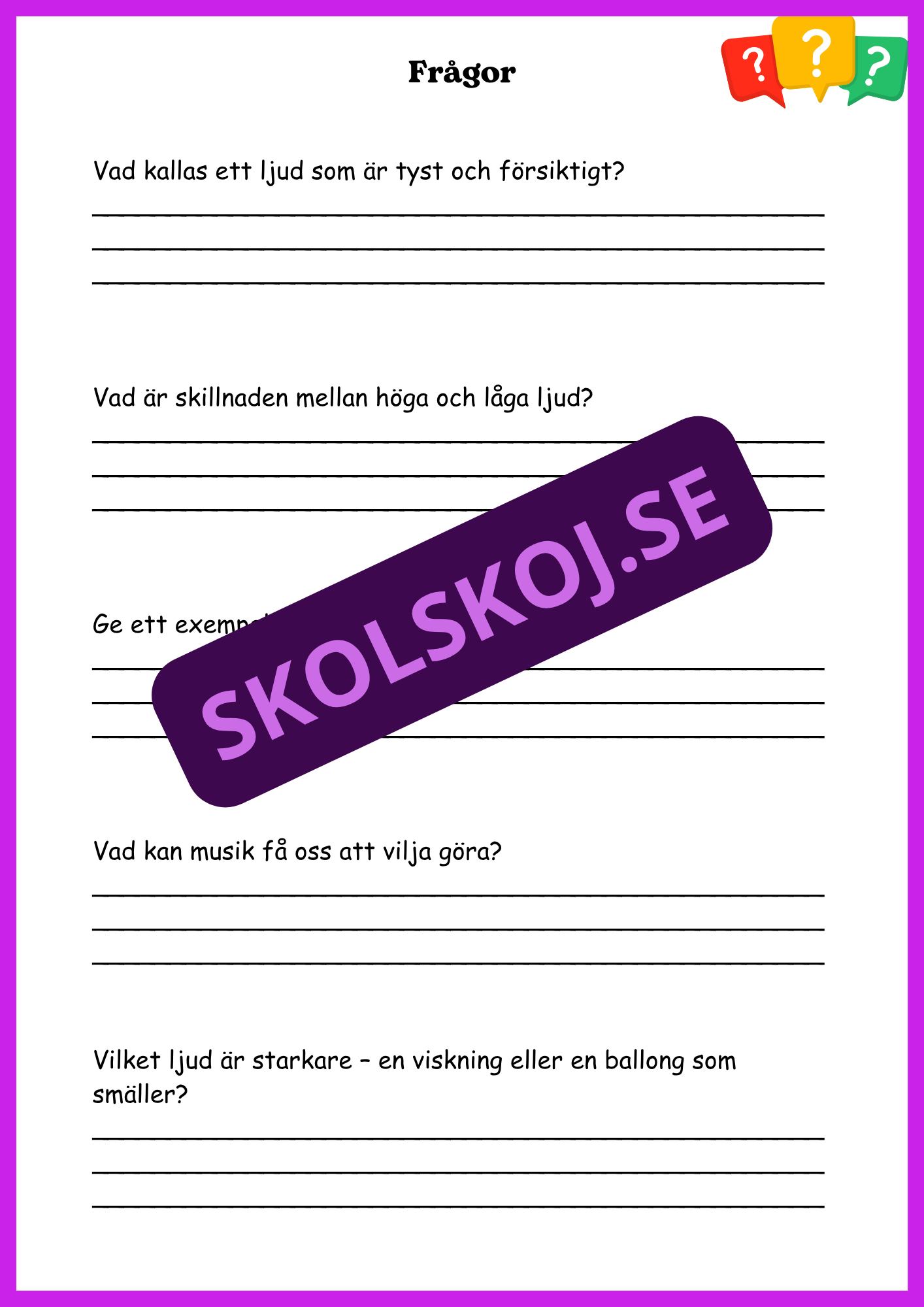 Ljud och ljus - En spännande upptäcktsresa - Årskurs 4 - 6