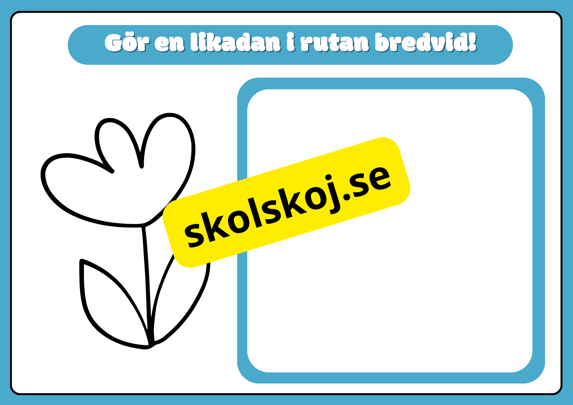 Rolig skrivträning - Förskola - Åk 2 - finmotorik