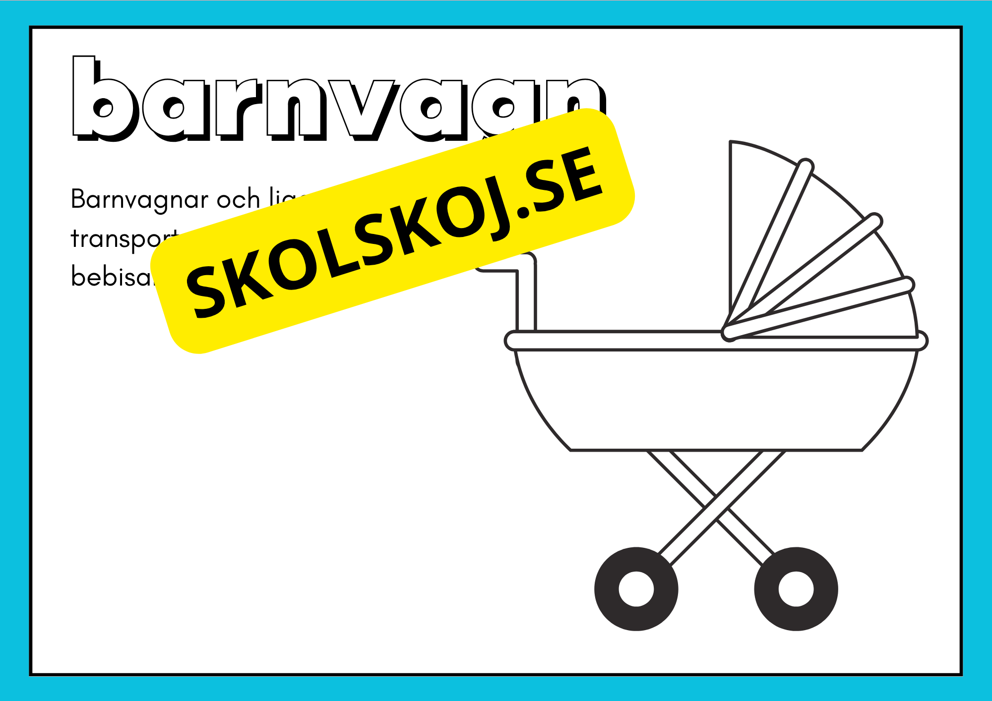 Fordon - Målarbok och fakta