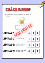 Extra uppgifter - När läraren är borta - Årskurs 3 - 5