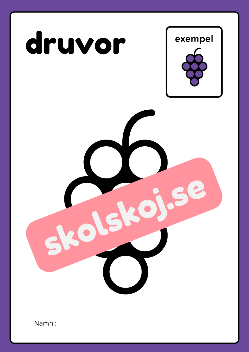 Fruktigt färgäventyr