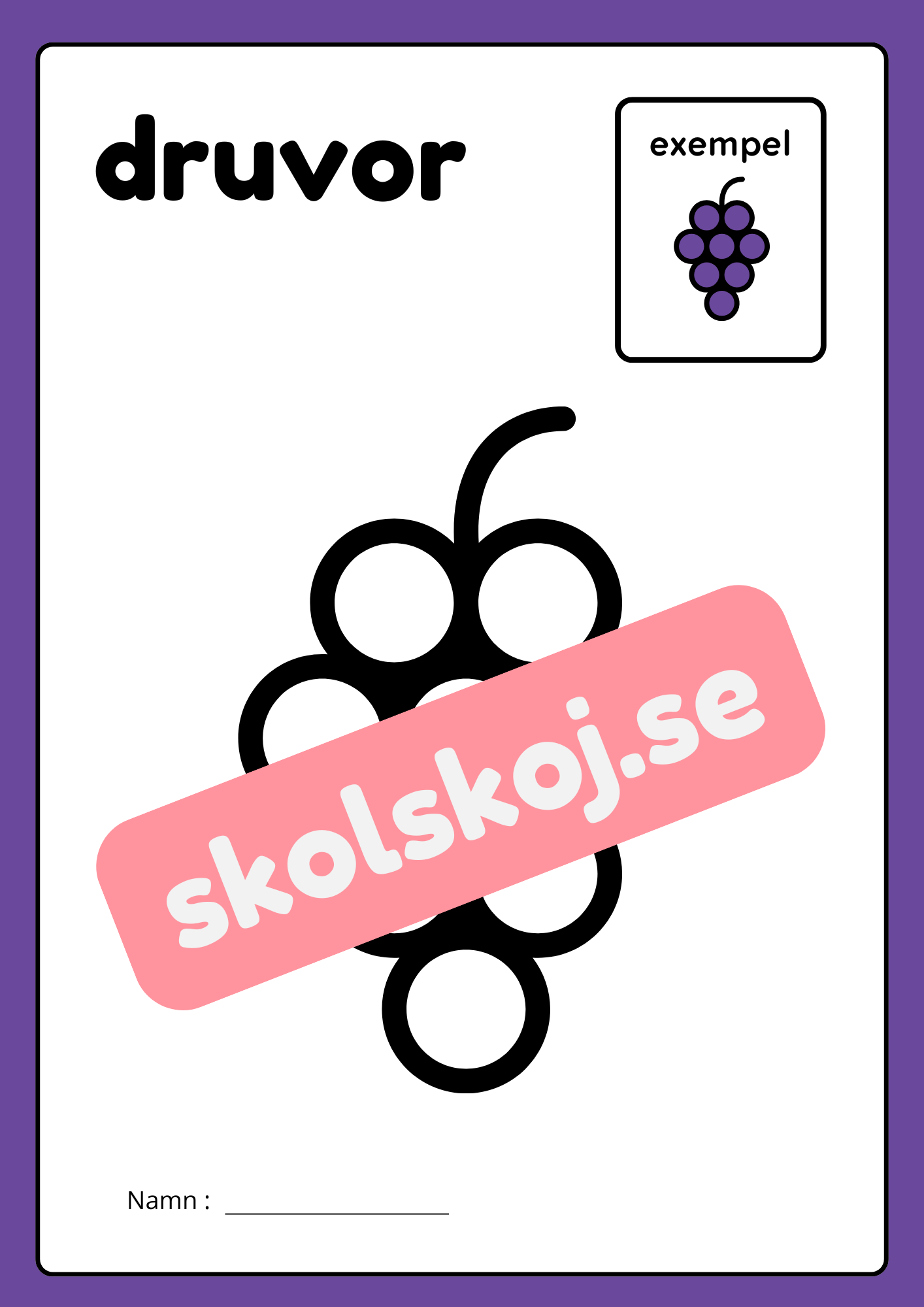 Fruktigt färgäventyr