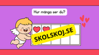 Jag lär mig räkna - Alla hjärtans dag