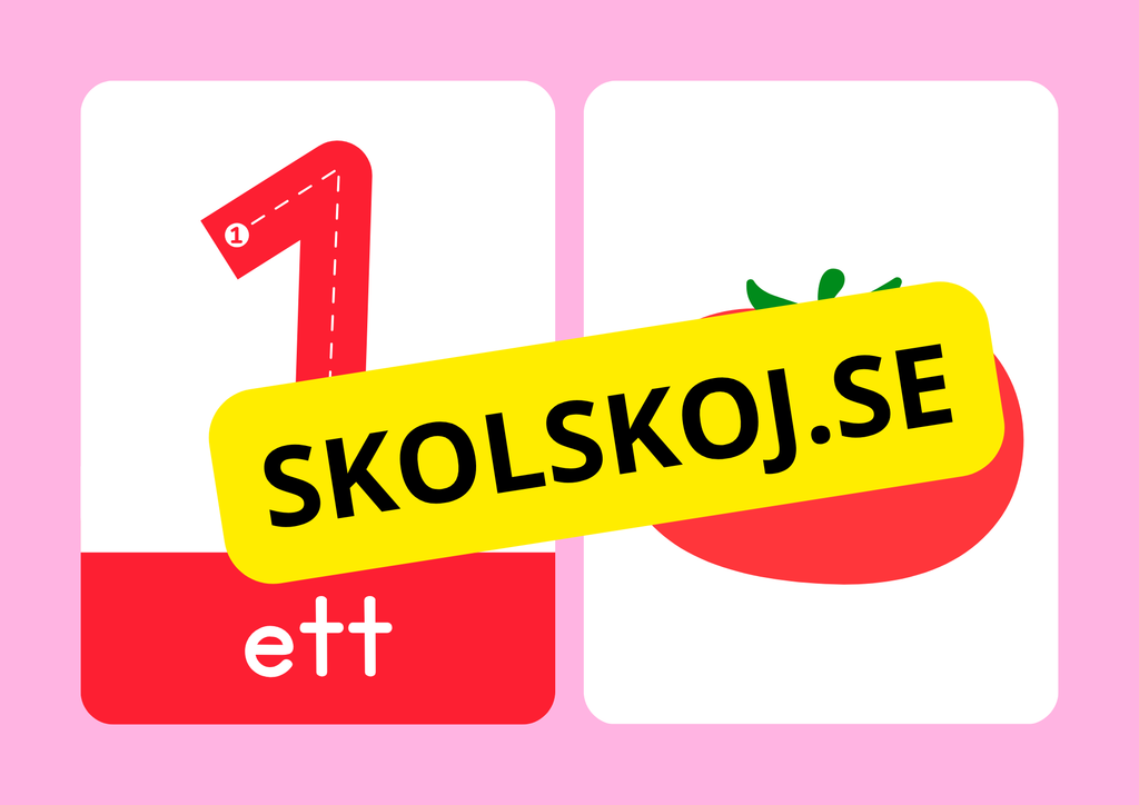 Väggsiffror - 1 - 10