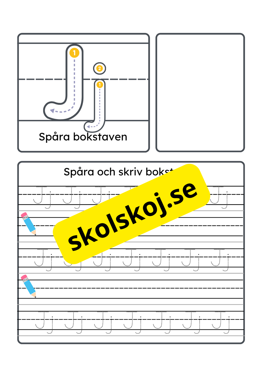 Vi lär oss alfabetet - Hela alfabetet