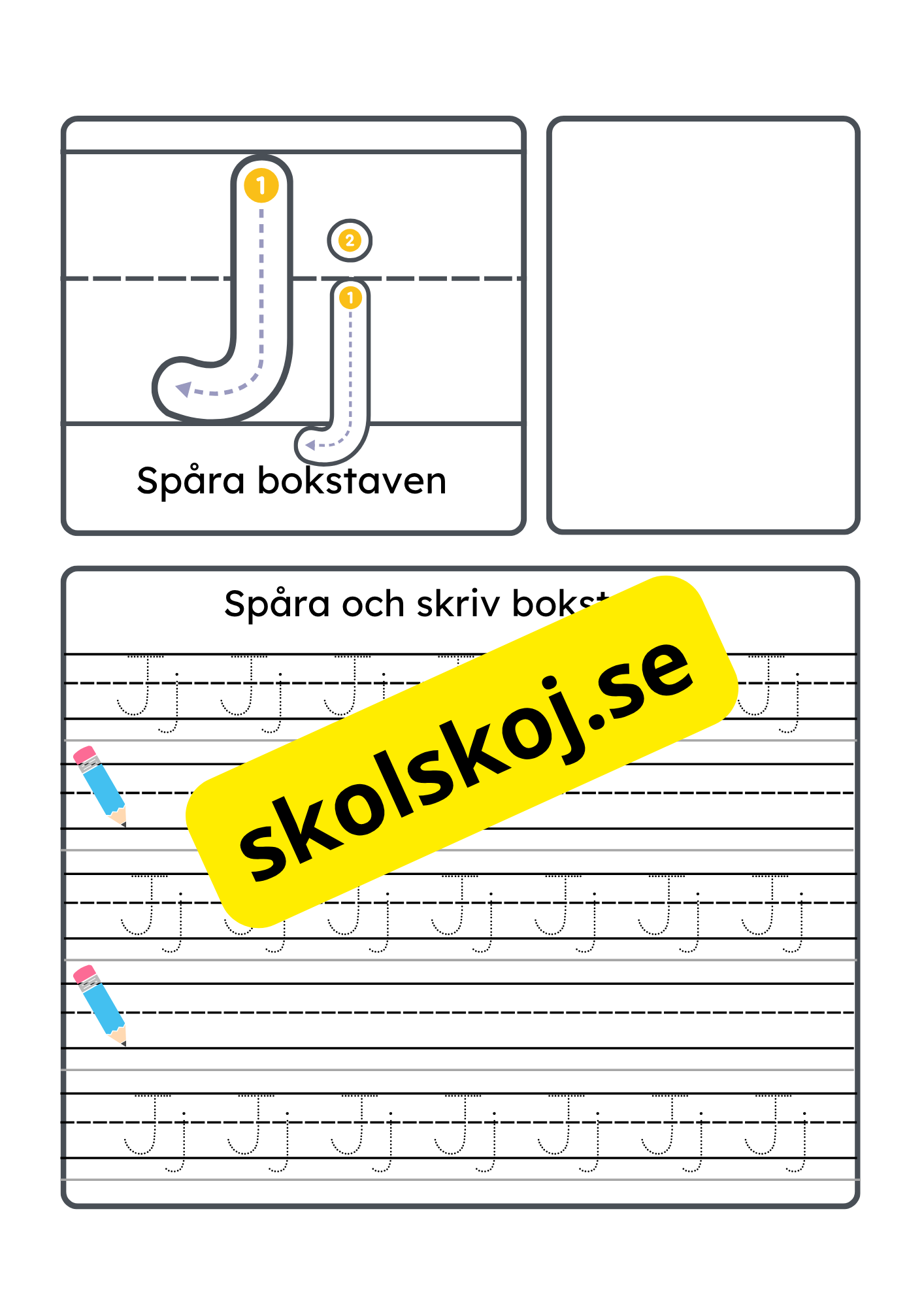 Vi lär oss alfabetet - Hela alfabetet