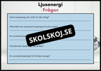 Typer av energi - Häfte - Åk 4 - 6