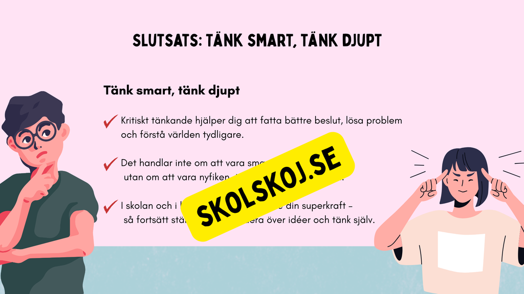 Kritisk tänkande - Presentation