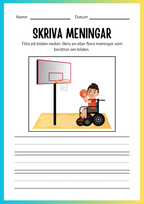 Jag lär mig skriva och räkna - Tema sommar