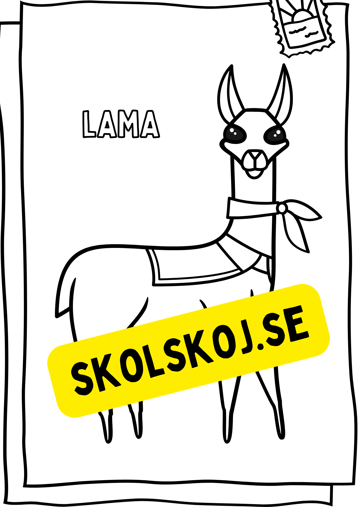 Bondgårdsdjur målarbok - Häfte