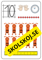 Sifferplanscher 1–10