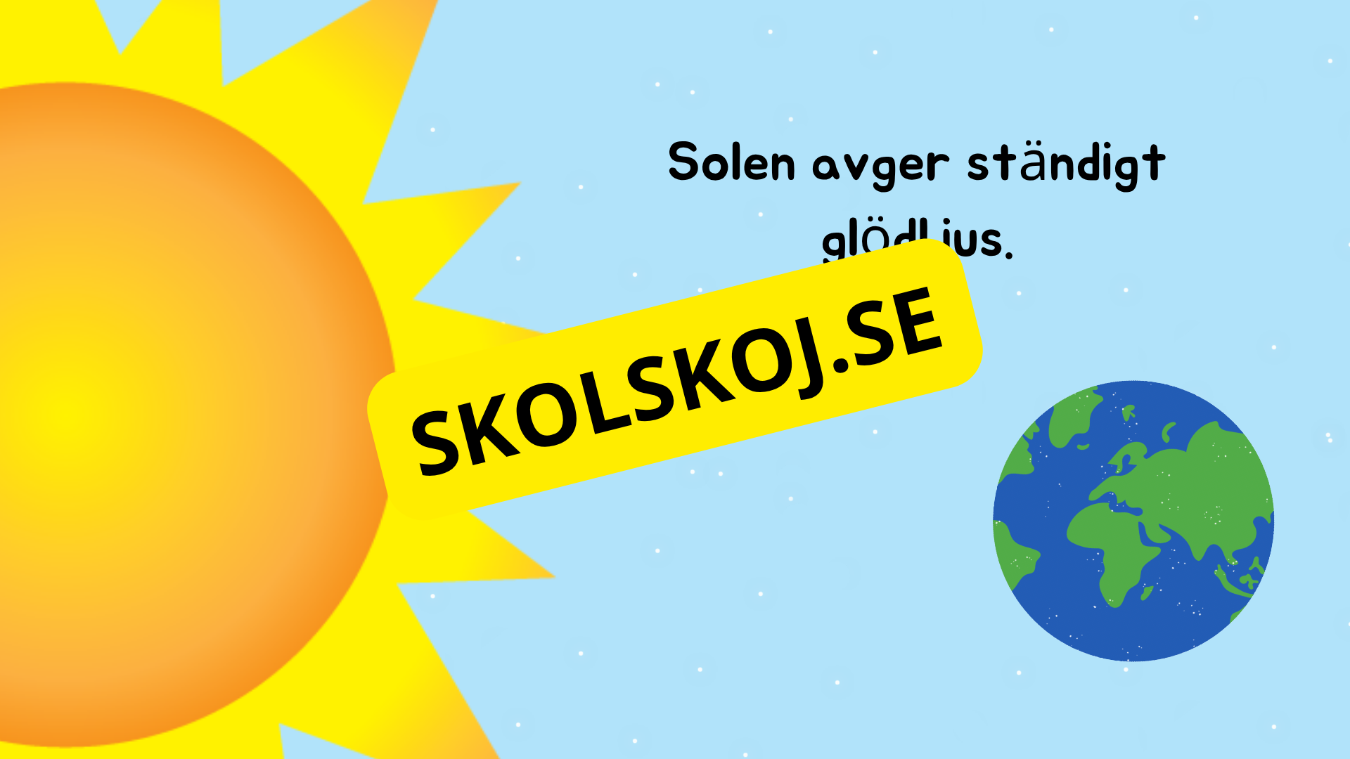 Vi lär oss om ljus - Årskurs 3 - 6