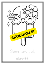 Sommar - Målarbok
