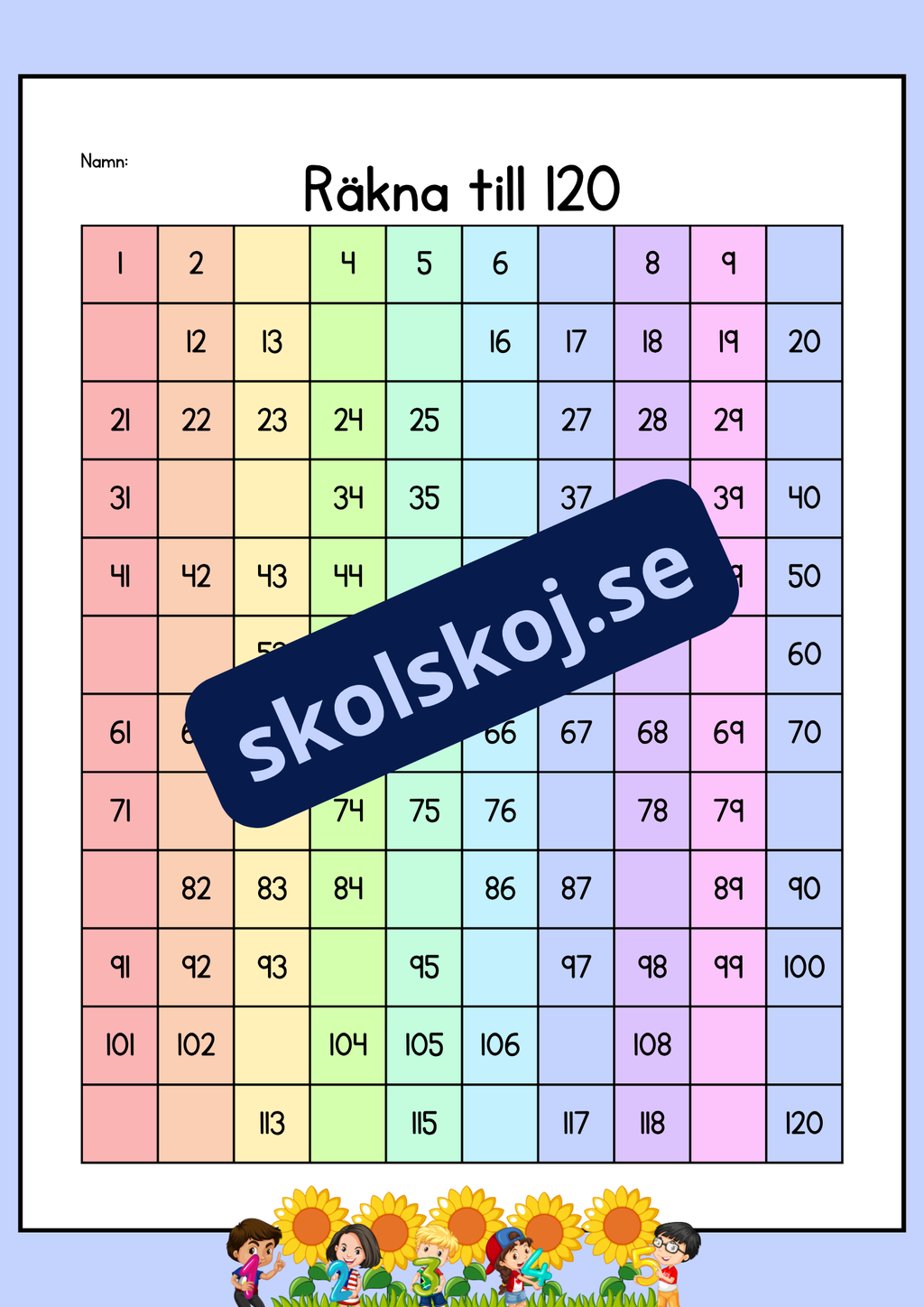 Räkna till 120