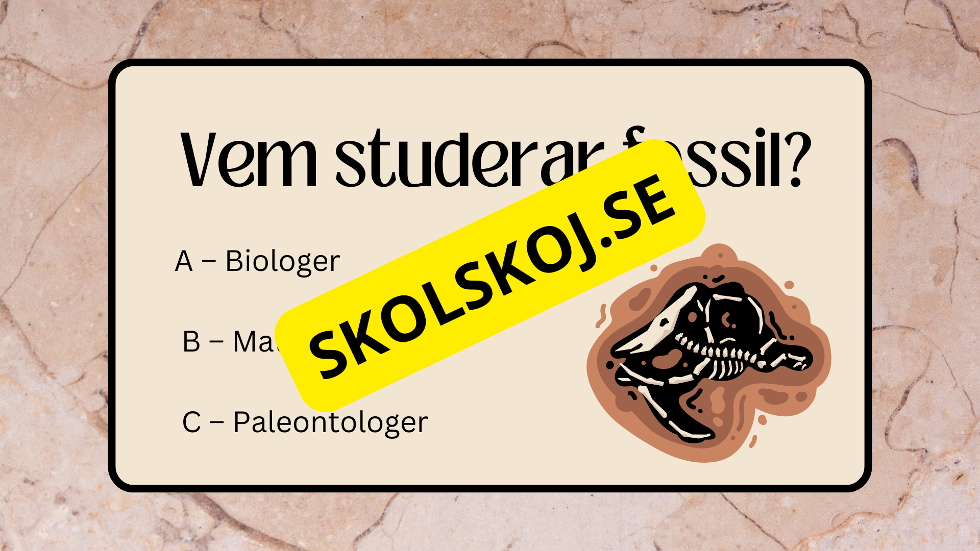 Fossiler - Åk 4 - 9