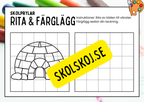Rita och färglägg - Häfte