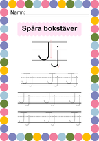 Häfte - Spåra alfabetet - ABC