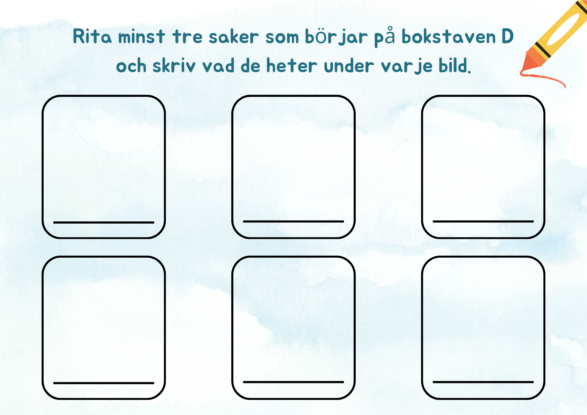 Veckans bokstav - Vi lär oss alfabetet