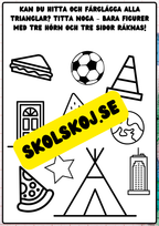 Vi lär oss geometriska former - Häfte