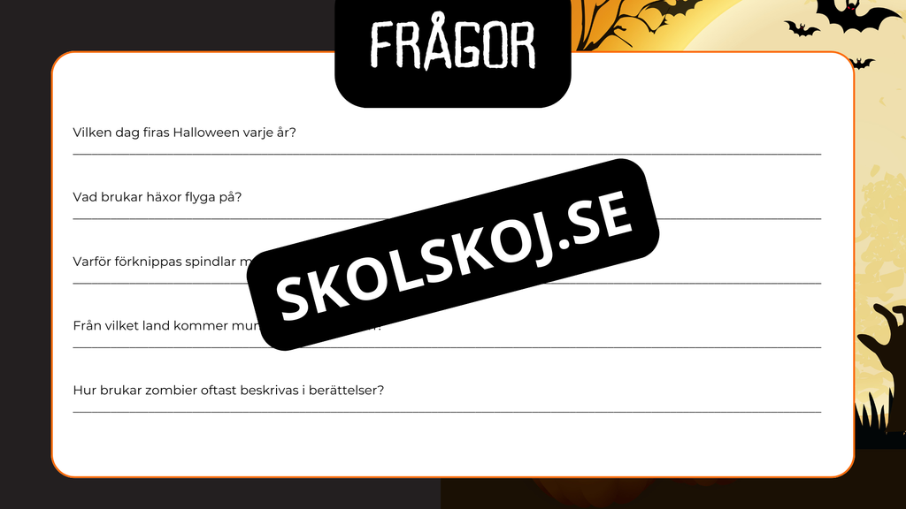 Klassiska figurer från Halloween