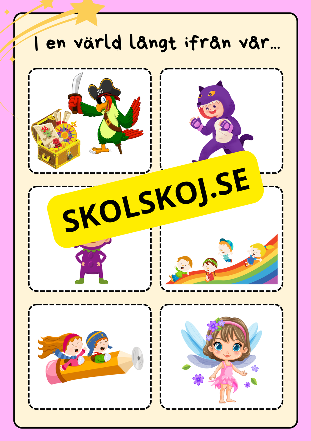 Sago- och berättarkort - Fsk - åk 3 (54 kort)