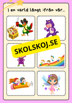 Sago- och berättarkort - Fsk - åk 3 (54 kort)