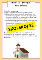 Kristendomen i Sverige - Då och nu - Årskurs 4 - 6