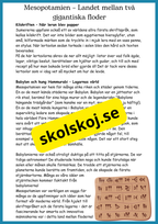 Antikens värld: En tidsresa runt Medelhavet + frågor - Åk 4 - 9