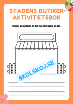 Stadens butiker - Aktivitetsbok
