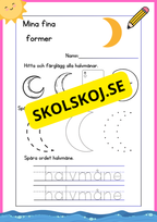 Mina fina former - Fk - Åk 3