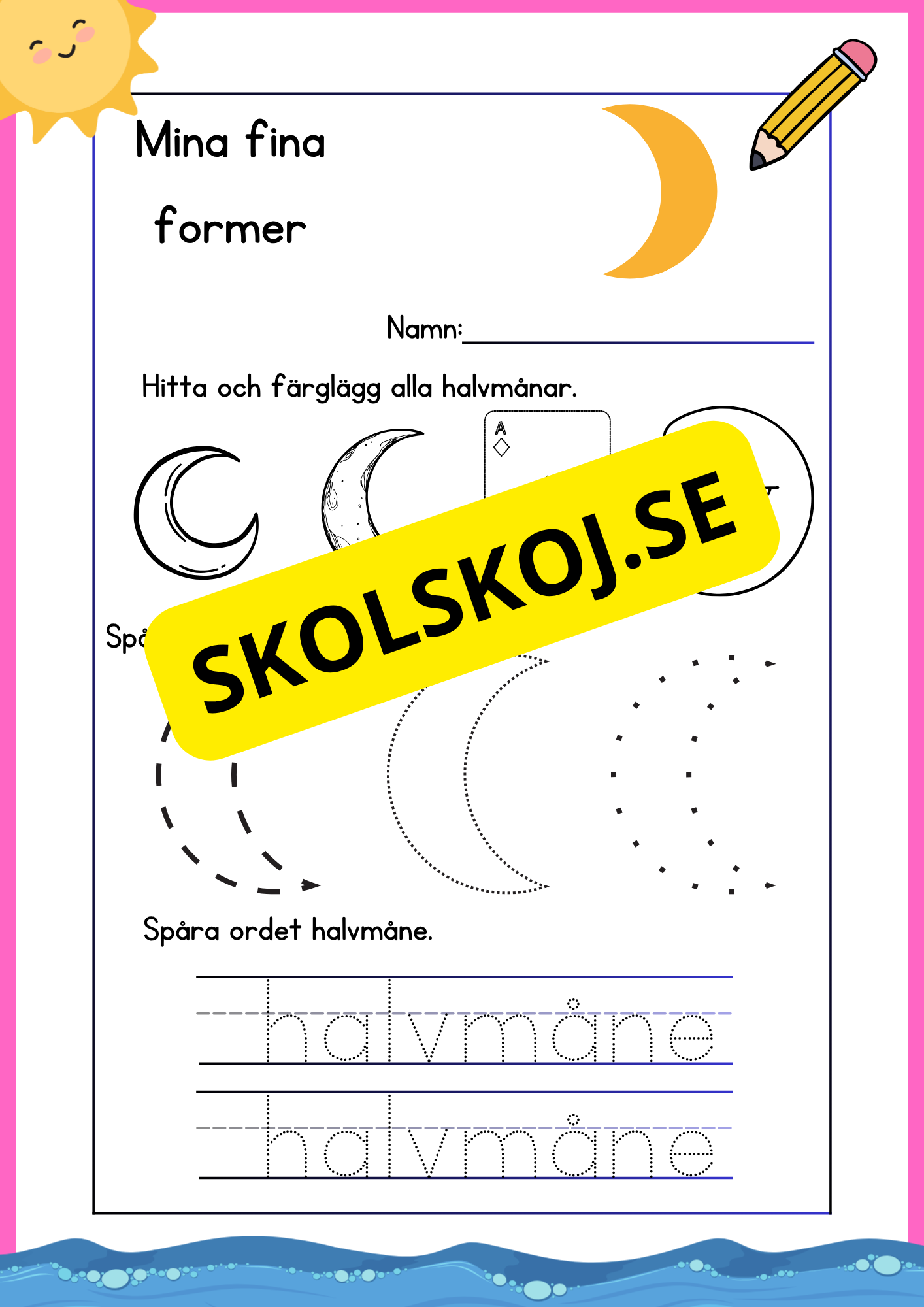 Mina fina former - Fk - Åk 3