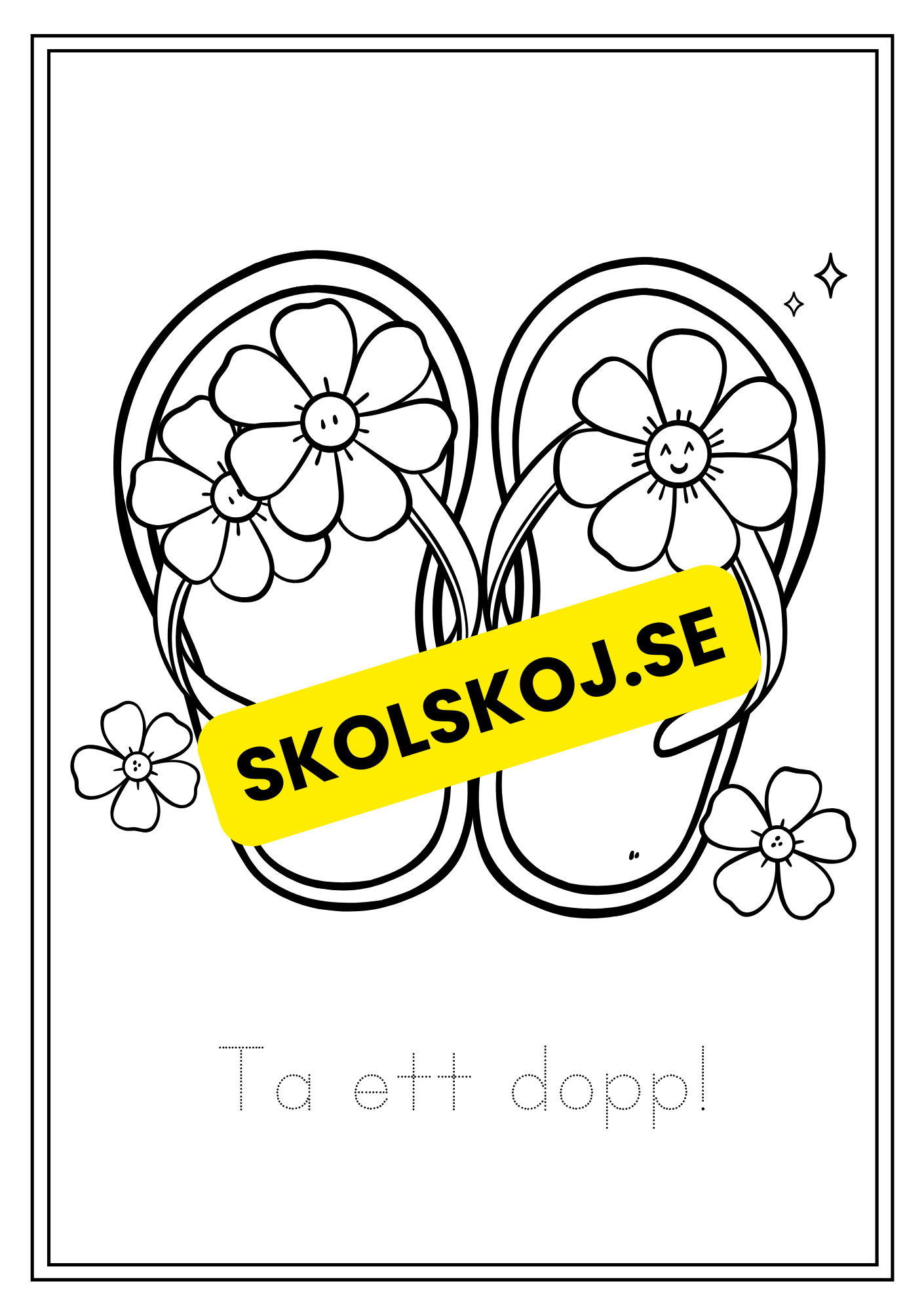Sommar - Målarbok