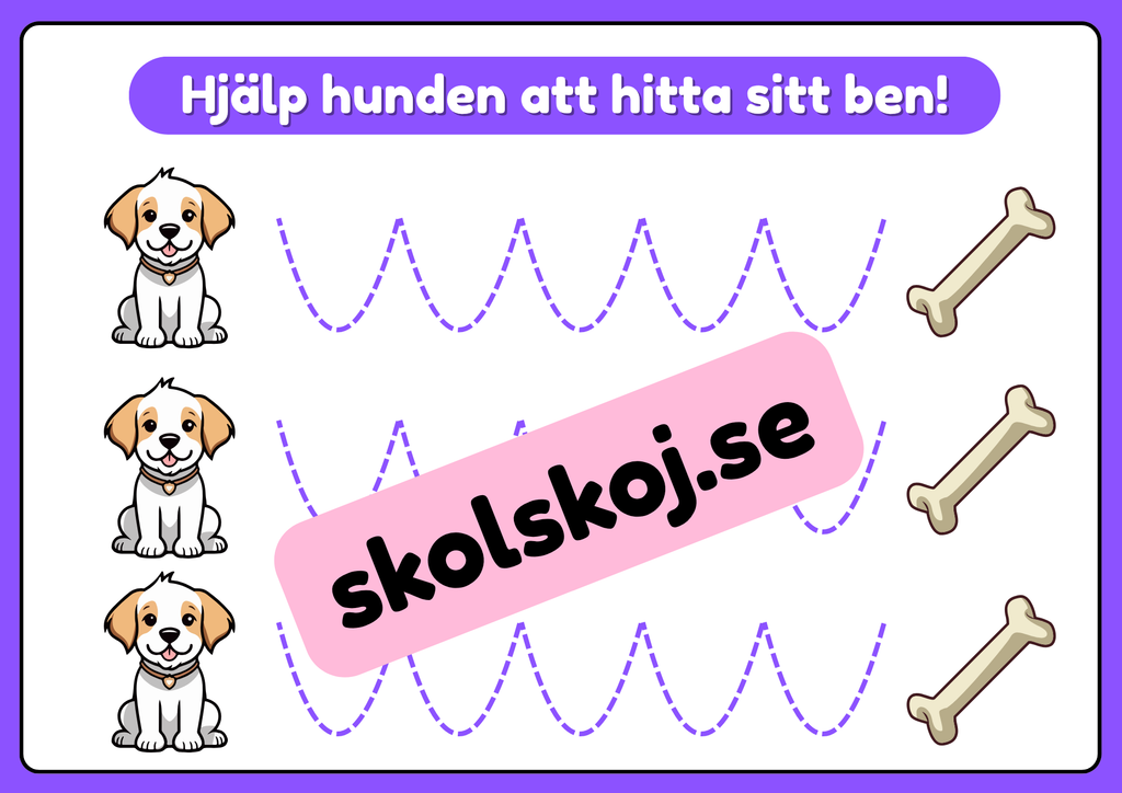 Rolig skrivträning - Förskola - Årskurs 1