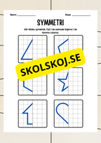 Symmetri - Blandade uppgifter