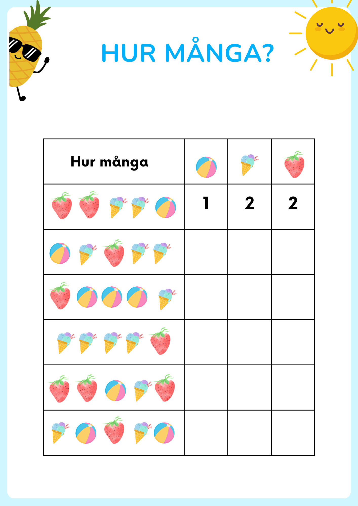 Min sommarbok - (33 sidor)