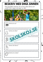 Beskriv med dina sinnen