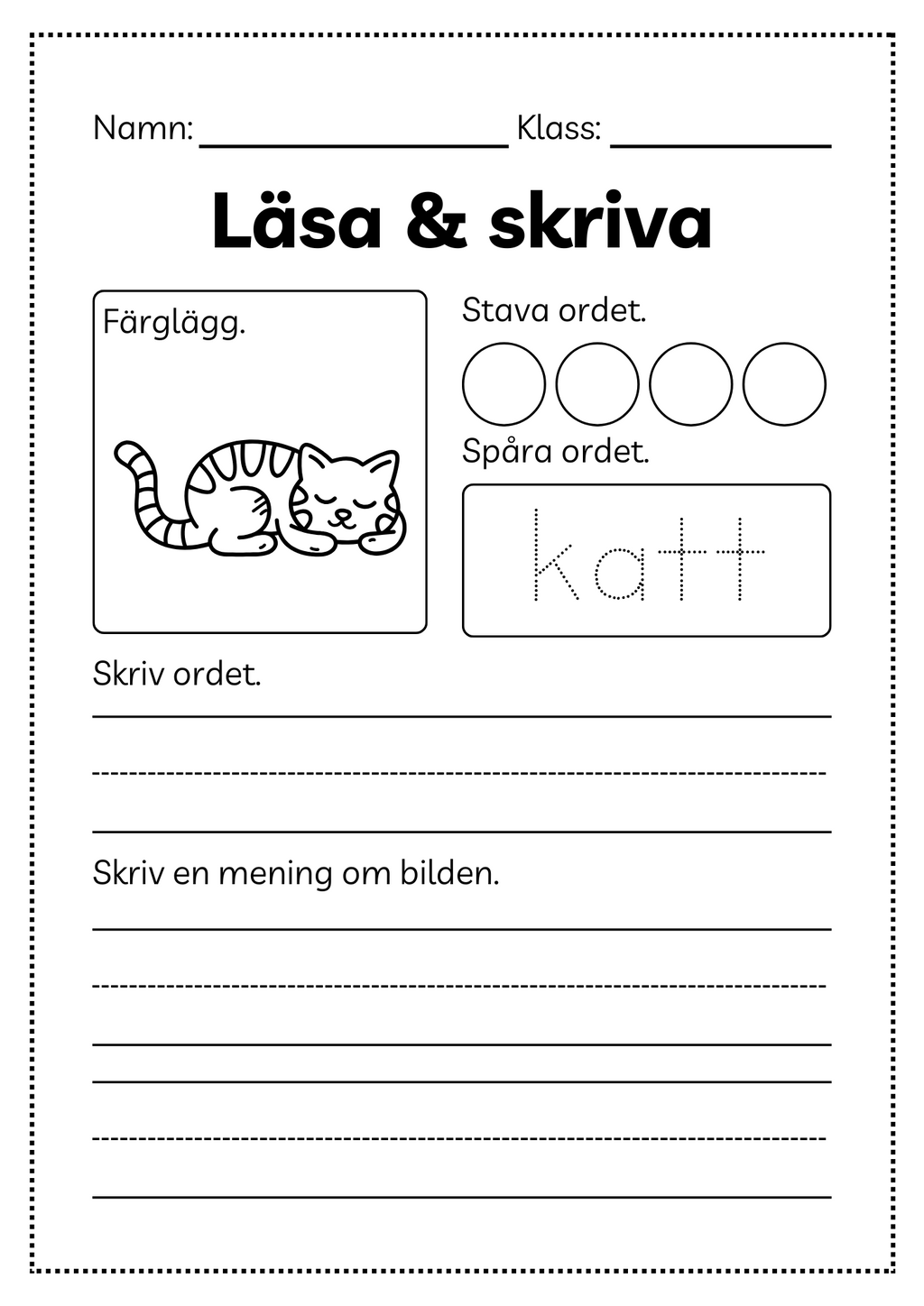 Läsa och skriva - Häfte