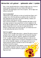 Upptäck rymden - Fakta - Årskurs 4 - 6