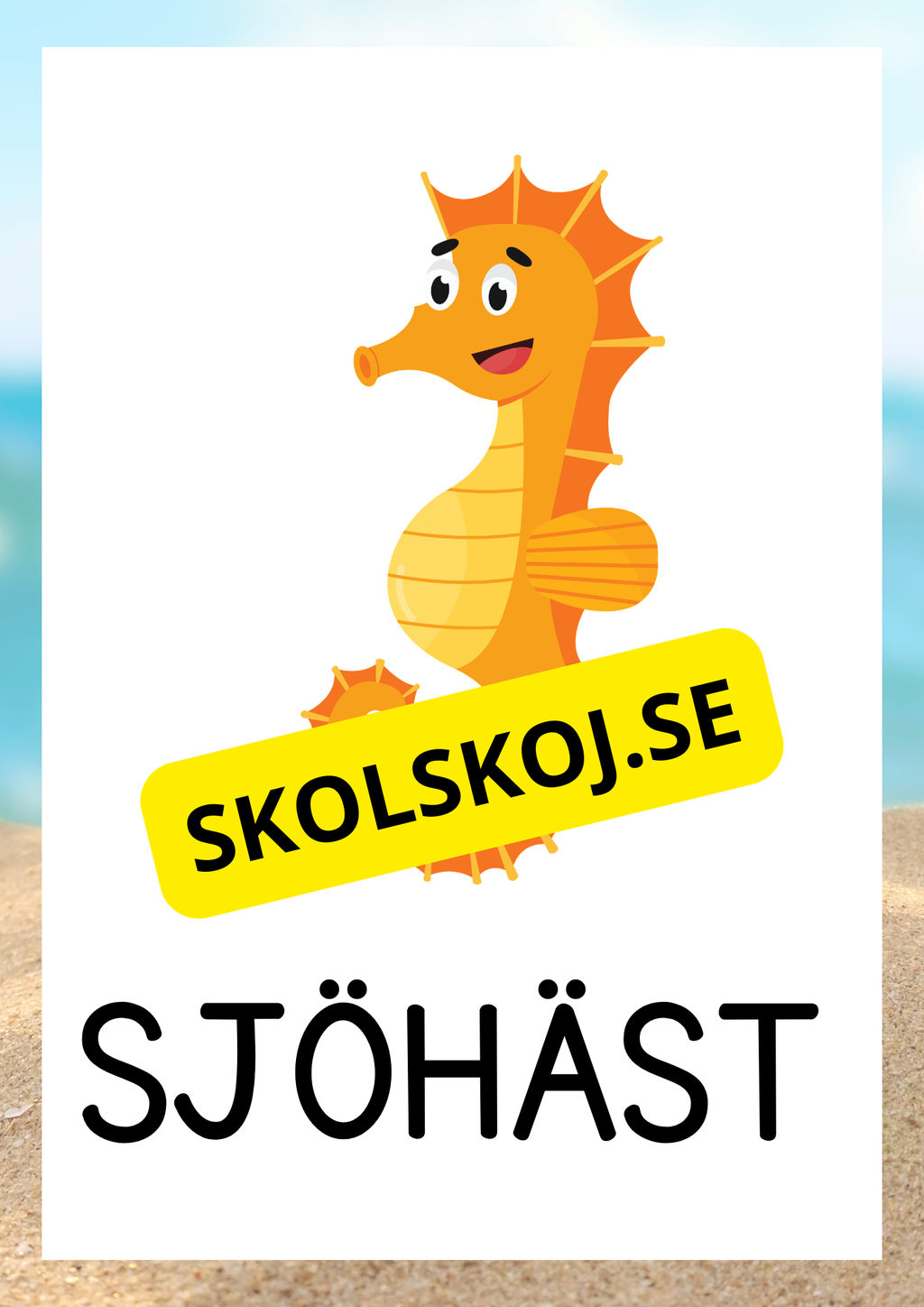 Havsdjur - Bildkort