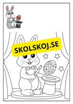 Hej påsk - Målarbok