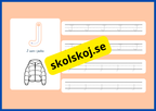 Jag lär mig alfabetet - Spåra bokstäver - Häfte
