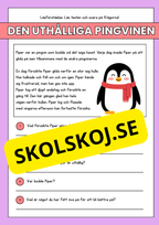 Läsförståelse - Djur- 14 texter