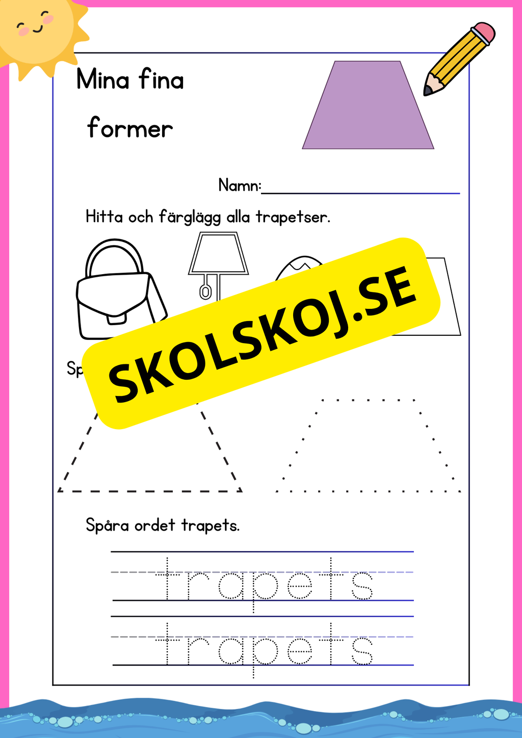 Mina fina former - Fk - Åk 3