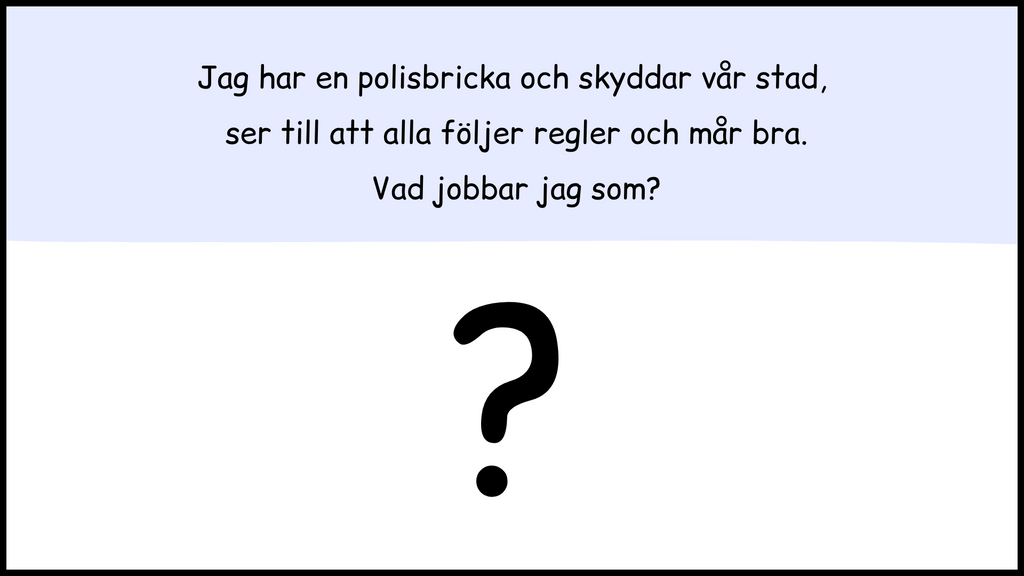 Vad jobbar de med - Häfte (28 sidor)