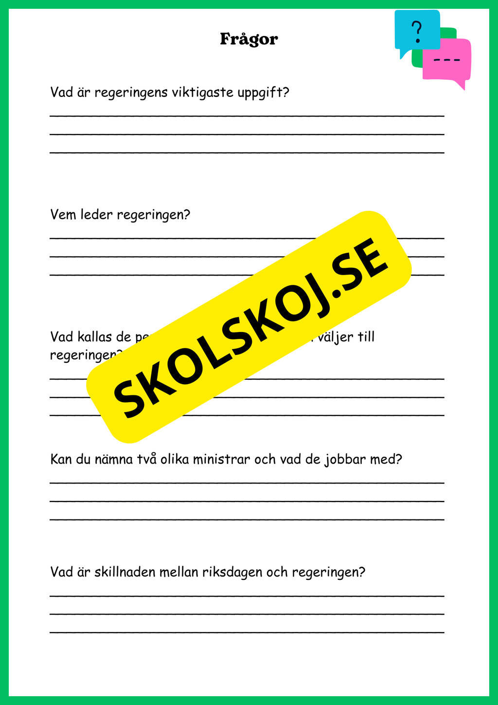Så styrs Sverige – Enkla fakta om demokrati, val och makt